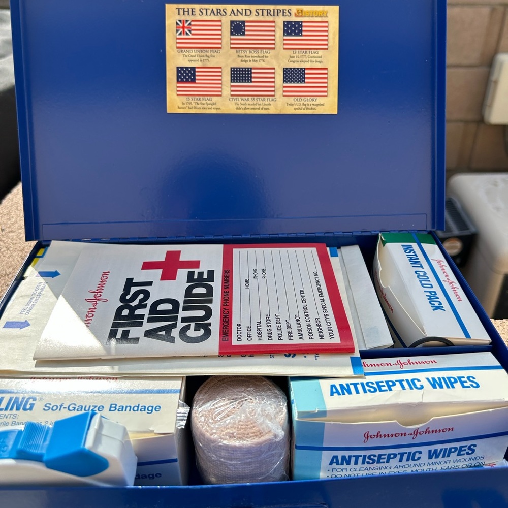 Vintage Johnson&Johnson first aid kit